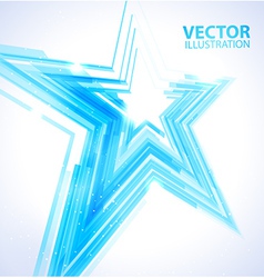 Blue star background Royalty Free Vector Image