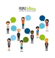 people talking vector image