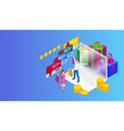 weekend sale and discount offers online shopping vector image