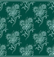 henna tattoo seamless pattern mehndi flower doodle vector image