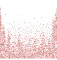 pink gold glitter luxury sparkling confetti scatt vector image