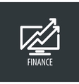 logo finance vector image