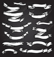 banner ribbons set vector image