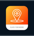map compass navigation location mobile app button vector image