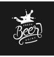 beer point typography vintage lettering vector image vector image