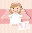 my first communion vector image