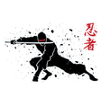ninja vector image