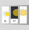 layout roll up banner vector image