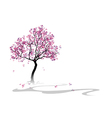 spring background vector image