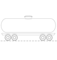 oil tank vector image vector image