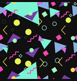 90s and 80s style pattern vector image vector image