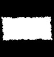 rectangle grunge picture frame vector image vector image