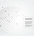 world globe and connect concept design vector image