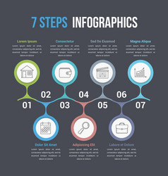Business presentation or infographics concept Vector Image