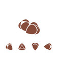 buckwheat icon set vector image