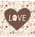 love background vector image