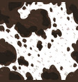 seamless pattern with decorative cow print animal vector image