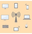 multimedia devices vector image vector image
