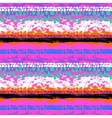 striped hand painted seamless pattern vector image vector image