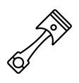 car motor piston icon vector image