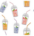 cocktail pattern vector image