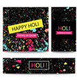 colorful indian festival happy holi celebrations vector image