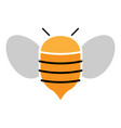 bee logo icon design template isolated vector image vector image