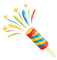 exploding party popper vector image
