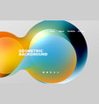landing page abstract liquid background flowing vector image vector image