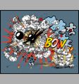 explosion vector image vector image
