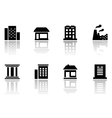 set houses icons vector image