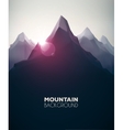 mountain background vector image