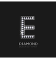 letter e logo vector image