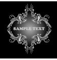 vintage calligraphy banner vector image vector image