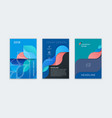 abstract cover design business brochure template vector image