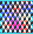 colored cube seamless pattern vector image