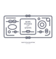 nautical rope knots and frames vector image vector image