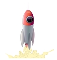 rocket space ship isolated vector image