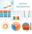 set templates infographics positions 3 vector image vector image
