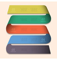 trendy banner design for infographics vector image vector image