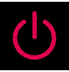 Red and green on off switch button Royalty Free Vector Image