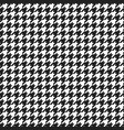houndstooth plaid pattern vector image vector image