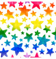 seamless pattern with colorful watercolor vector image