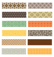 washi tapes set vector image vector image