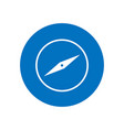 compass icon flat design isolated vector image