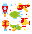 toys icons over white background vector image vector image