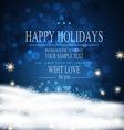 festive background for christmas and new year vector image vector image