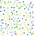 flat party streamers seamless pattern vector image