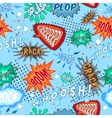 comic chat seamless pattern vector image vector image