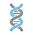 dna icon vector image